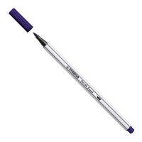 Caneta Stabilo Pen Brush 22 azul marinho