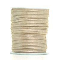 Cordão de Cetim Rabo de Rato 2mm - 50 metros 297 - bege claro