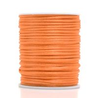 Cordão de Cetim Rabo de Rato 2mm - 50 metros 523 - laranja