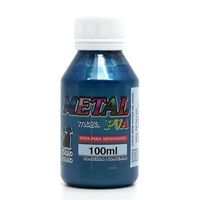 Tinta Metal Mega PVA Metálica 100ml - Gato Preto
 305 azul petroleo