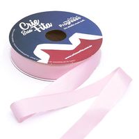 Fita de Cetim Toque Suave nº05 22mm 50 metros - Crie Sua Fita Progresso 206 - rosa claro