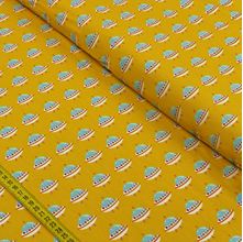 Tecido Estampado para Patchwork - Espacial: Invasão das Naves (0,50X1,40)