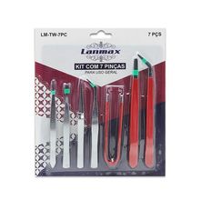 Kit com 7 Pinças para Uso Geral - Lanmax