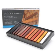 Giz Pastel Seco Cis Graf - 12 Cores Tons de Marrom