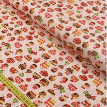 Tecido Estampado para Patchwork - Doces Cor 01 (0,50x1,40)