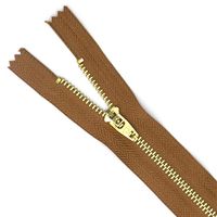 Zíper de Metal Nº4 - 10 cm 856 castanha