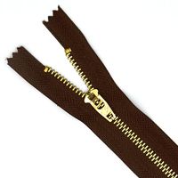 Zíper de Metal Nº4 - 10 cm 331 chocolate