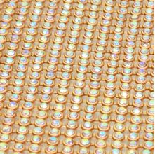 Manta de Strass Ouro Irisado - 10x45cm