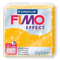 Massa de Modelar Fimo Efeito Glitter 57g 112 amarelo