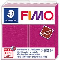 Massa de Modelar Fimo - Efeito Couro 57g 229 cereja