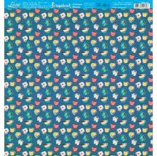 Folha para Scrapbook Simples - Xícaras Coloridas