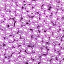 Pérola 8mm com Furo Lilás - 250g