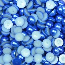 Meia Pérola 10mm Azul Clássico - 250g