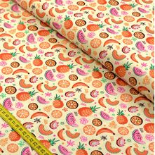 Tecido Estampado para Patchwork - Frutinhas (0,50x1,40)