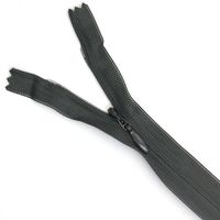 Zíper de Nylon Invisível - 60 cm 182 fumaça
