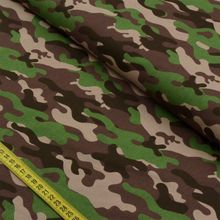 Tecido Estampado para Patchwork - Camuflado Militar Cor 2340 (0,50x1,40)