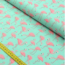 Tecido Estampado para Patchwork - Flamingos (0,50x1,40)