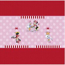 Folha para Scrapbook Dupla Face Disney - Hora do Chá com a Minnie 1 Cenário e Bandeirolas