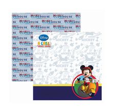 Folha para Scrapbook Dupla Face Disney - A Casa do Mickey Paisagem