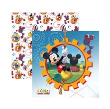 Folha para Scrapbook Dupla Face Disney - A Casa do Mickey Guirlanda