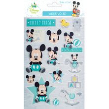 Adesivo Baby Mickey 3D 21 x 14cm - Toke e Crie