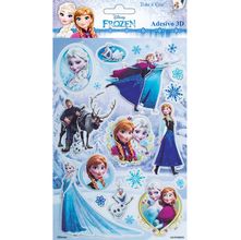 Adesivo Frozen 3D 21 x 14cm - Toke e Crie