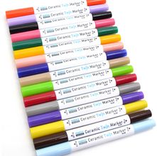 Kit Caneta para Porcelana Ponta Dupla Marvy Uchida - 16 Cores