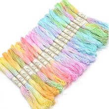 Kit de Meadas Tie Dye Pastel para Bordar Tingimento Artesanal - 20 unidades