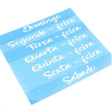 Kit Stencil Jóia 4 x 30 cm - Semaninha - 7 Modelos
