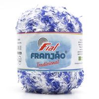 Barbante Franjão Multicor n° 6 - 200g 459 azul royal