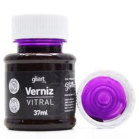 Verniz Vitral à Base de Água 37ml - Gliart 106 lilás primavera