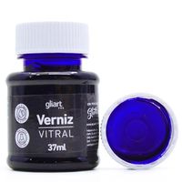 Verniz Vitral à Base de Água 37ml - Gliart 004 azul cobalto