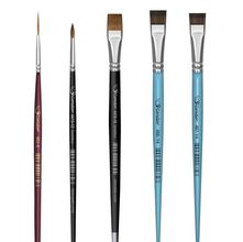 Kit de Pincéis para Pintura em Aquarela Condor - 6 Unidades