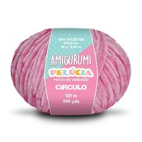 Fio Amigurumi Pelúcia 131 metros - Círculo 3182 pitaya