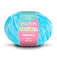 Fio Amigurumi Pelúcia 131 metros - Círculo 2194 turquesa