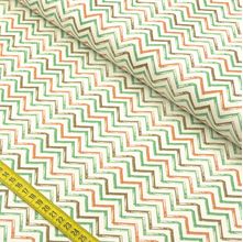 Tecido Estampado para Patchwork - Dinos: Chevron Terra (0,50x1,40)