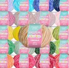 Kit Fio Amigurumi Pelúcia 131 metros - Círculo - 33 Cores