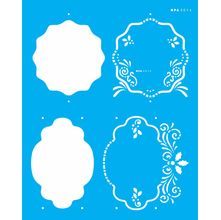 Stencil Opa 20 x 25 cm - Molduras Natalinas - 3014