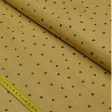 Tecido Estampado para Patchwork - Natal Tela Primitivo Estrelas Vinho (0,50x1,40)