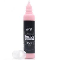 Tinta Pinta Tecido 31ml - Gliart Rosa claro