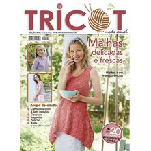 Revista Portuguesa Faça Fácil Tricot n° 8 - Malhas Delicadas e Frescas