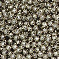 Pérola Fácil Fast Patch Facetada 6mm com Grampos - 500 Unidades Prata