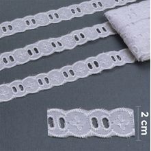 Passa Fita 2,0cm PP083 Branco - 13,7 Metros | artePunto