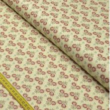 Tecido Estampado para Patchwork - Libélulas: Floral Fundo Amarelo (0,50x1,40)