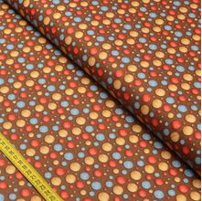 Tecido Estampado para Patchwork - Galinhas Country: Bolas (0,50x1,40)