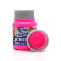 Tinta para Tecido Acrilex Fluorescente 37ml 107 - maravilha