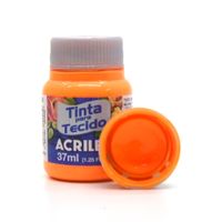 Tinta para Tecido Acrilex Fluorescente 37ml 108 - amarelo ouro