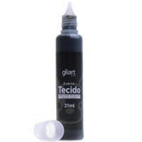 Tinta Pinta Tecido 31ml - Gliart Preto