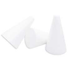 Cone de Isopor 140mm x 80mm - 10 Unidades