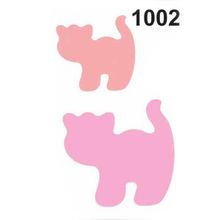 Molde Stencil Gatos em PVC 15x20cm - Fast Patch